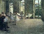 Edgar Degas Rehearsal oil painting